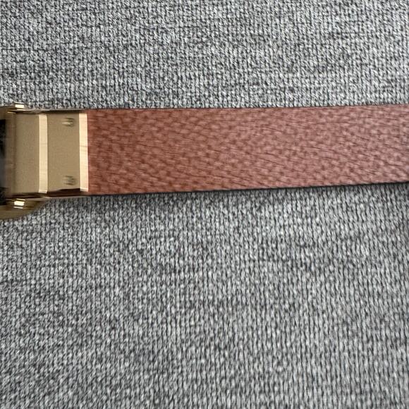 Michael Kors Signature Monogram Twist MK Logo Reversible Belt Vanilla To Luggage main image 8